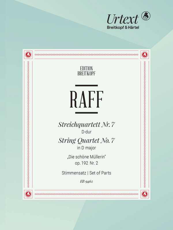 Streichquartett Nr.7 D-Dur op.192/2&nbsp;&nbsp;für 2 Violinen, Viola und Violoncello&nbsp;&nbsp;Stimmensatz