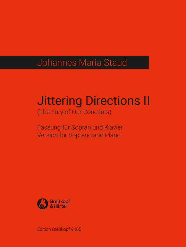 Jittering Directions  Singstimme und Klavier (Bc)  