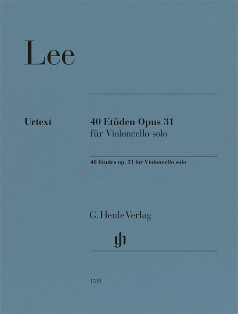 40 Etüden op. 31&nbsp;&nbsp;für Violoncello solo&nbsp;&nbsp;