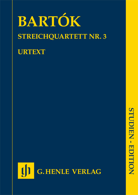 Streichquartett Nr. 3&nbsp;&nbsp;für 2 Violinen, Viola, Violoncello&nbsp;&nbsp;Studienpartitur
