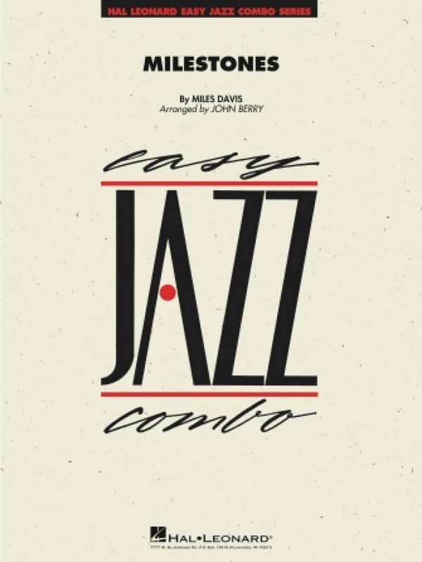 Milestones&nbsp;&nbsp;Jazz Ensemble&nbsp;&nbsp;Score