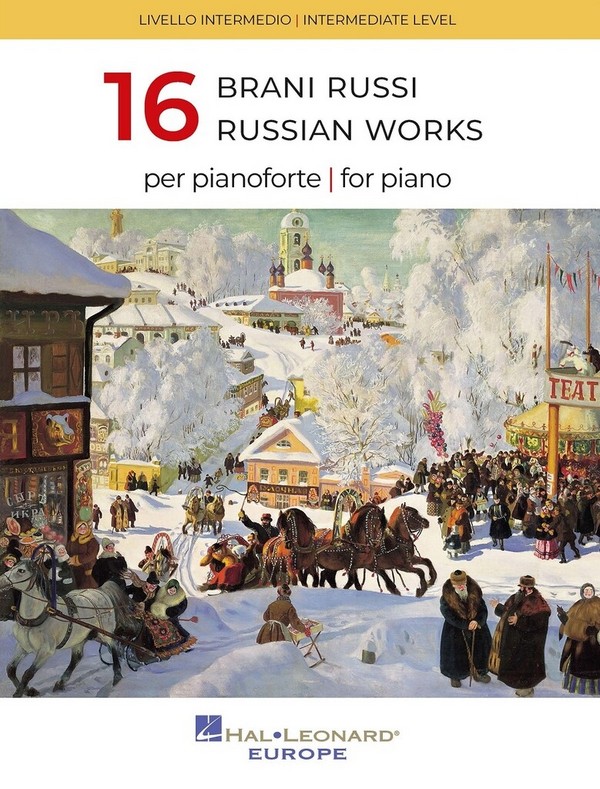 16 brani russi per pianoforte  Piano  Book