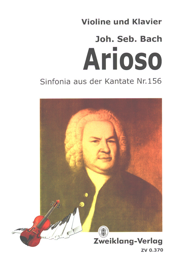 Arioso - Sinfonia aus Kantate Nr.156  für Violine und Klavier  