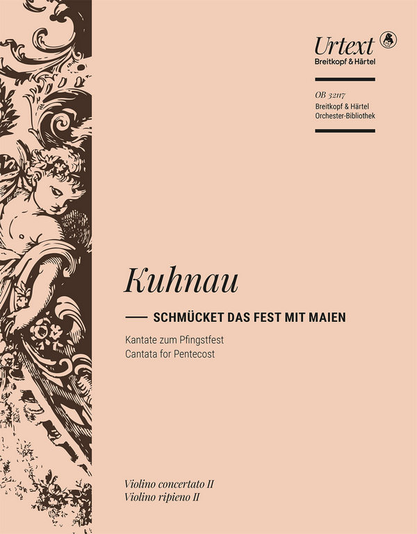Schmücket das Fest mit Maien  Chor (auch mit Soli) und Orchester  Violine 2