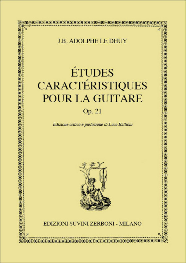 Études caractéristiques pour la guitare Op. 21&nbsp;&nbsp;Guitar&nbsp;&nbsp;Book