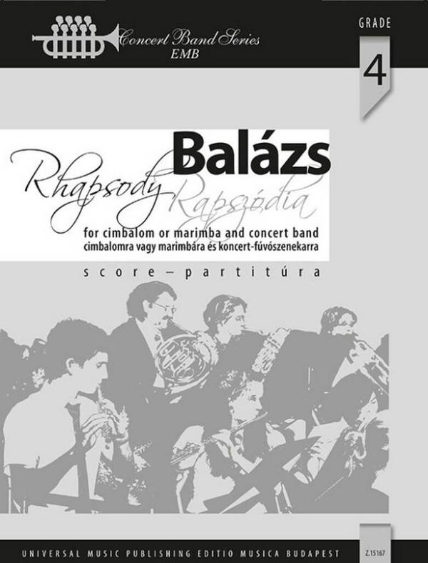 Rhapsody&nbsp;&nbsp;Concert Band and Marimba&nbsp;&nbsp;Score