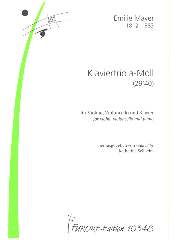 Klaviertrio a-Moll  für Violine, Violoncello und Klavier  Partitur und Stimmen