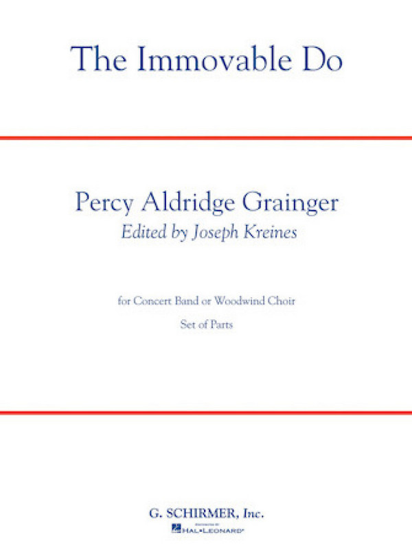 The Immovable Do&nbsp;&nbsp;Concert Band&nbsp;&nbsp;Partitur + Stimmen