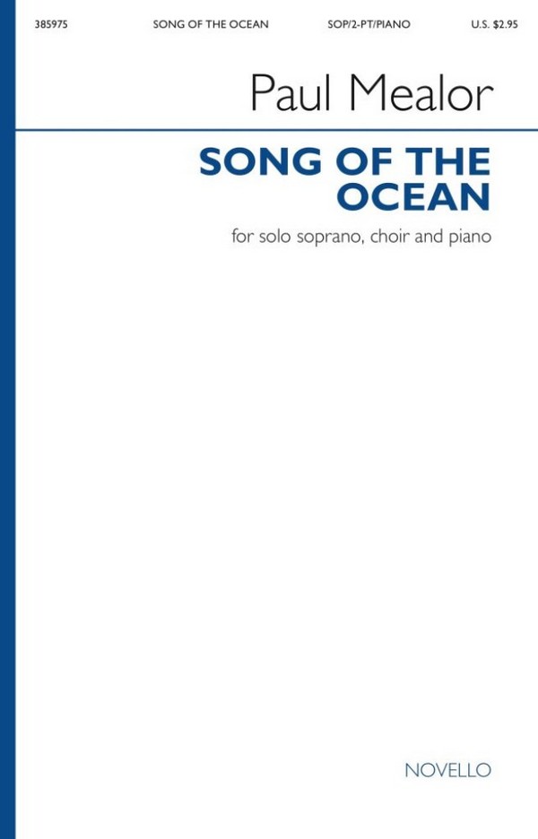 Song of the Ocean  Unison Choir  Chorpartitur