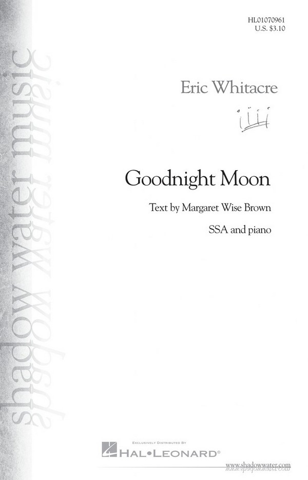 Goodnight Moon  for female choir and piano  score