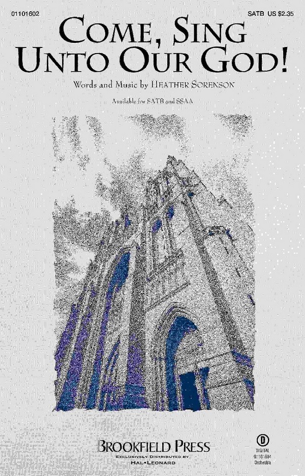 Come, Sing Unto Our God!  SATB  Chorpartitur