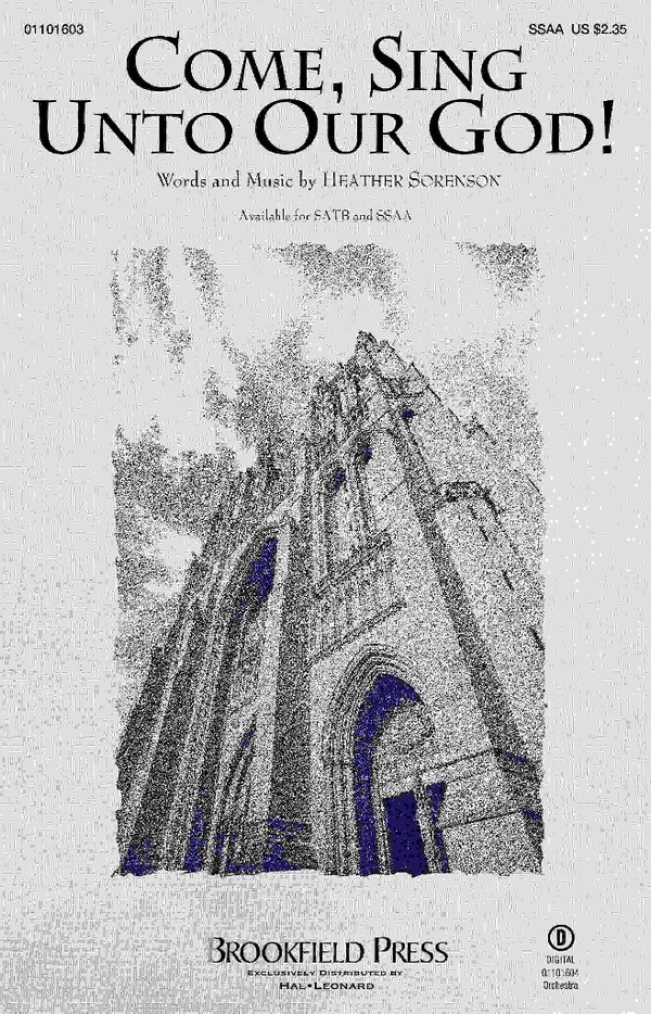 Come, Sing Unto Our God!  SSAA  Chorpartitur