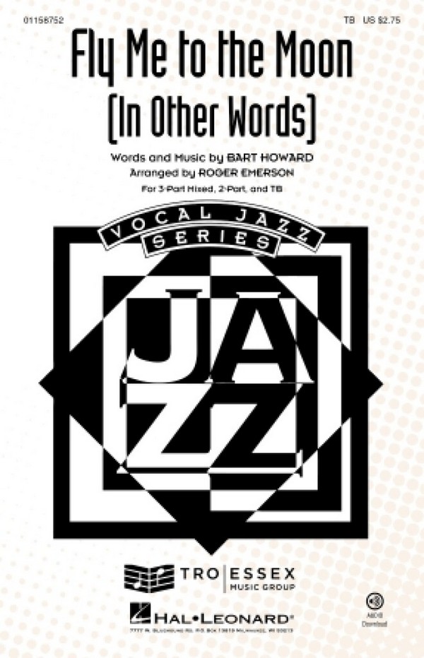 Fly Me to the Moon (In Other Words)  TB  Chorpartitur