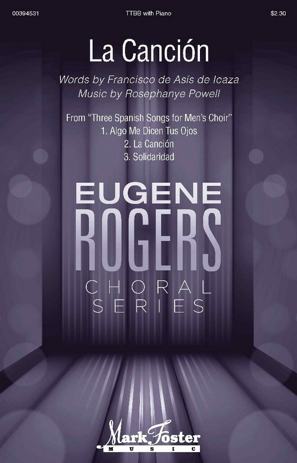 La Cancion&nbsp;&nbsp;TTBB&nbsp;&nbsp;Chorpartitur