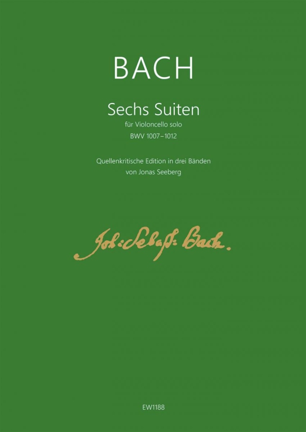 Sechs Suiten BWV 1007-1012&nbsp;&nbsp;für Violoncello solo&nbsp;&nbsp;