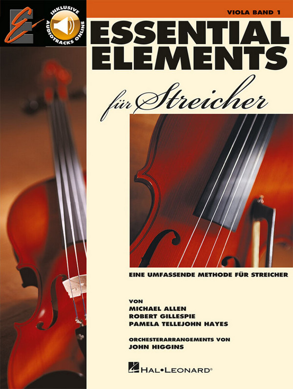 Essential Elements für Streicher (+Online Audio)&nbsp;&nbsp;für Viola&nbsp;&nbsp; 