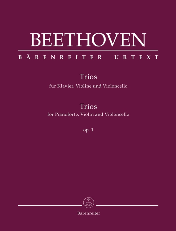 Trios op.1&nbsp;&nbsp;für Klavier, Violine und Violoncello&nbsp;&nbsp;Partitur und Stimmen
