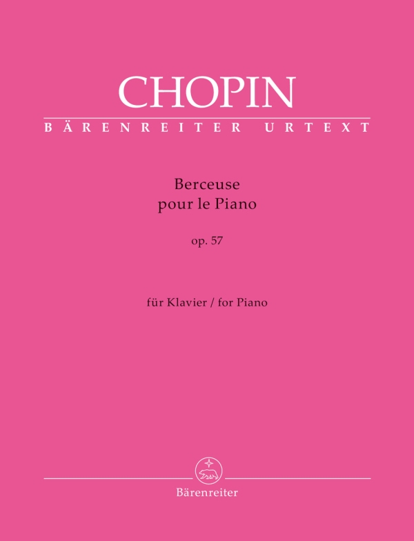 Berceuse op.57  pour le piano  