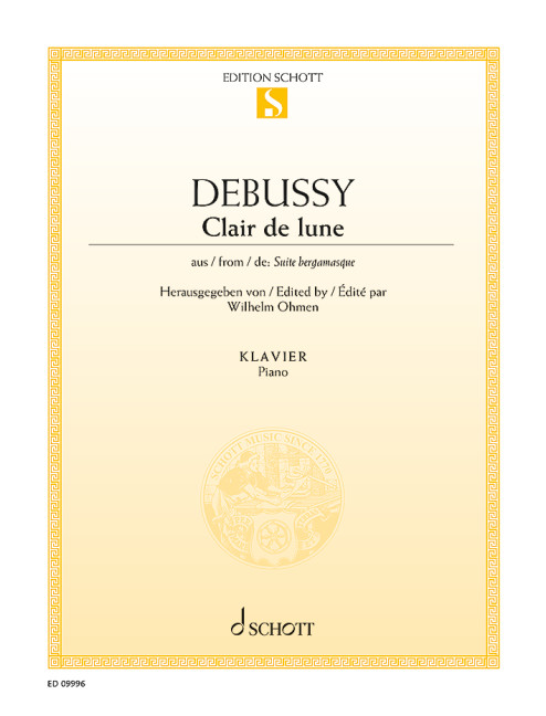 Clair de lune  für Klavier  