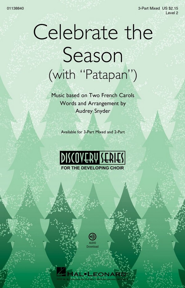 Celebrate the Season [with Patapan]&nbsp;&nbsp;3-Part Mixed Choir&nbsp;&nbsp;Choral Score