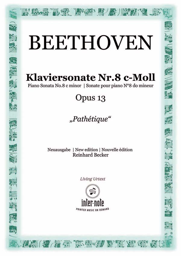 Sonate Nr. 8 c-Moll op.13&nbsp;&nbsp;Klavier 2hd&nbsp;&nbsp;