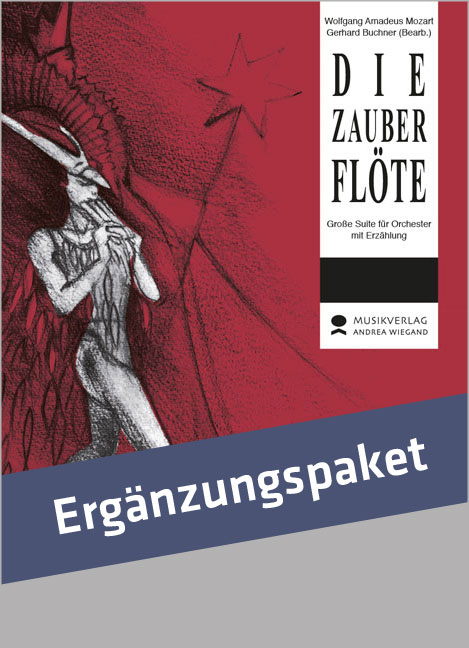 Die Zauberflöte   für Orchester mit Erzählung  Orchestersatz ohne Partitur