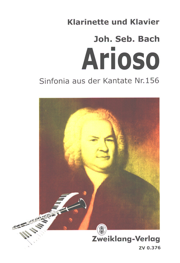 Arioso - Sinfonia aus Kantate Nr.156  für Klarinette und Klavier/Cembalo  