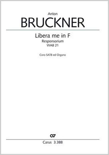 Libera me&nbsp;&nbsp;Coro SATB, Org&nbsp;&nbsp;Partitur