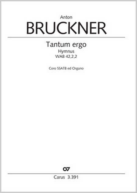 Tantum ergo in D&nbsp;&nbsp;Coro SSATB, Org&nbsp;&nbsp;Partitur