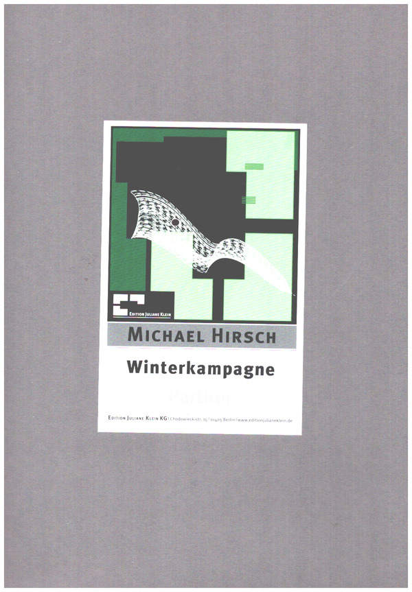 Winterkampagne  für Tenor,Klavier und 3 Kassettenrecorder  Partitur