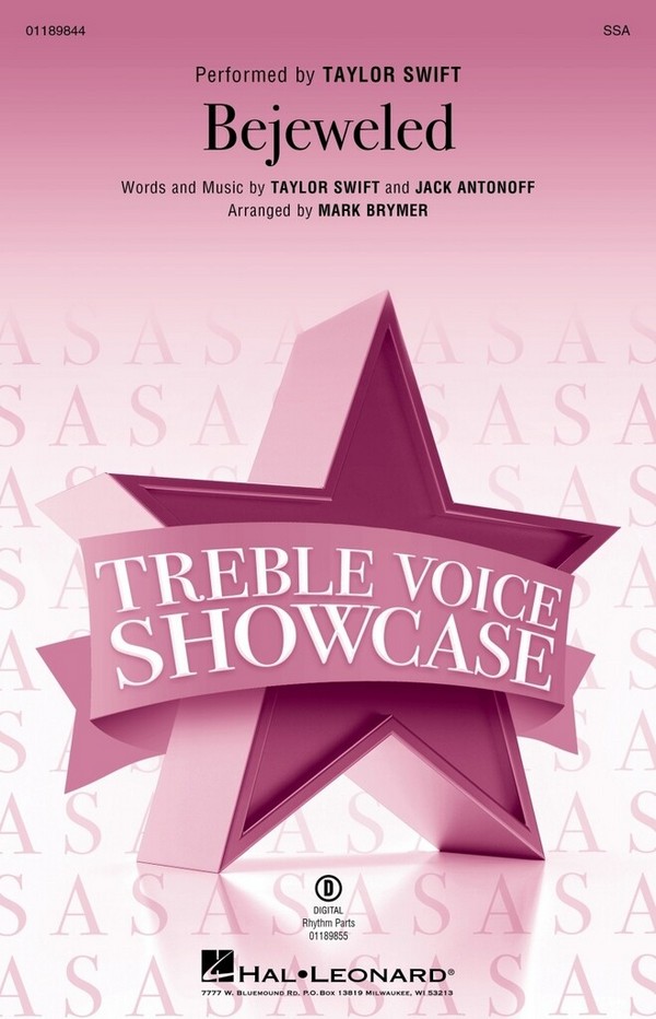 Bejeweled&nbsp;&nbsp;SSA&nbsp;&nbsp;Choral Score