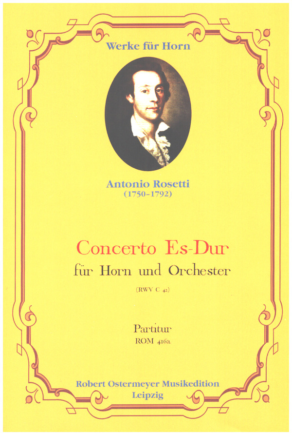 Konzert Es-Dur RWV C 42  für Horn und Orchester  Partitur