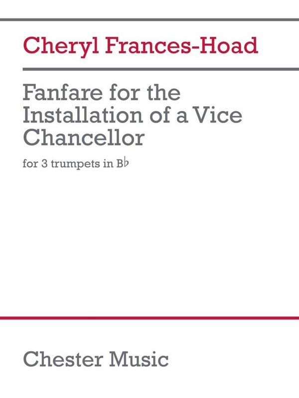 Fanfare for the Installation of a Vice Chancellor&nbsp;&nbsp;Trumpet Trio&nbsp;&nbsp;Set