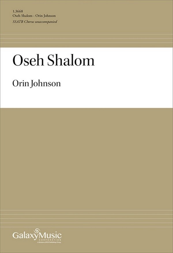 Oseh Shalom&nbsp;&nbsp;SSATB A Cappella&nbsp;&nbsp;Choral Score