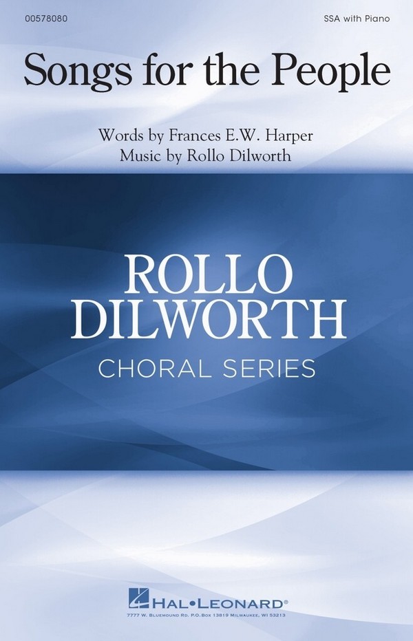 Songs For The People&nbsp;&nbsp;SSA&nbsp;&nbsp;Choral Score