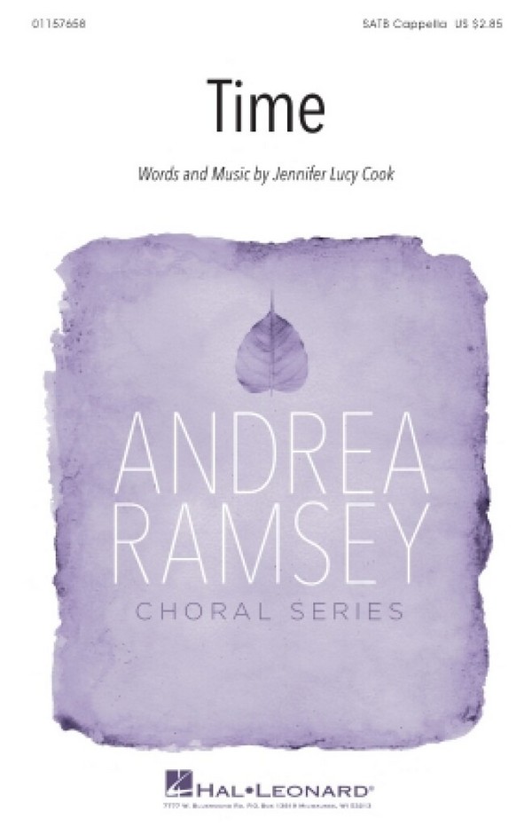 Time&nbsp;&nbsp;SATB A Cappella&nbsp;&nbsp;Choral Score