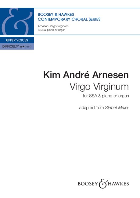 Virgo virginum  for female choir (SSA) and piano/organ  score