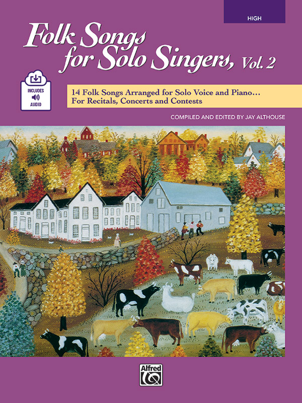 Folk Songs Solo Singers 2 High (book)&nbsp;&nbsp;Voice and ensemble&nbsp;&nbsp;