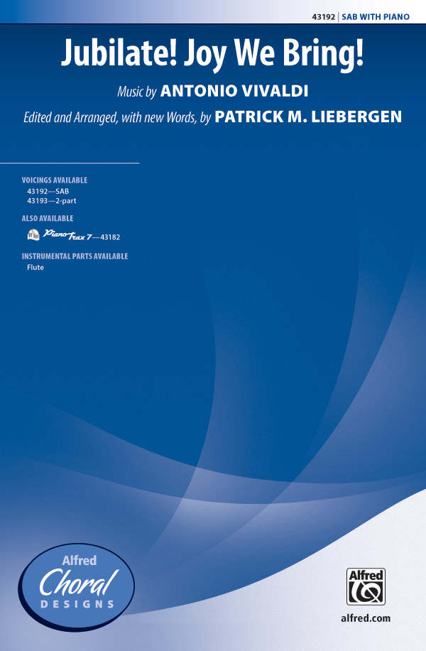 Jubilate Joy We Bring SAB&nbsp;&nbsp;Mixed voices&nbsp;&nbsp;