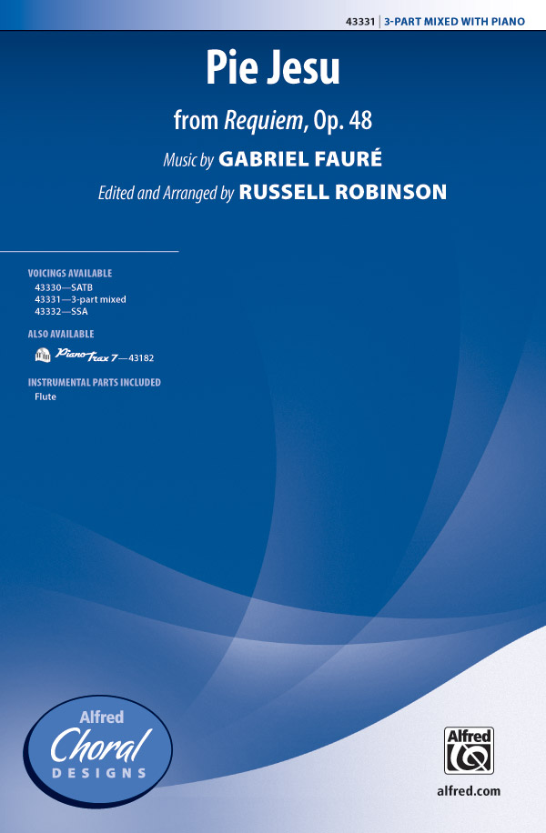 Pie Jesu 3 PT MXD&nbsp;&nbsp;Mixed voices&nbsp;&nbsp;