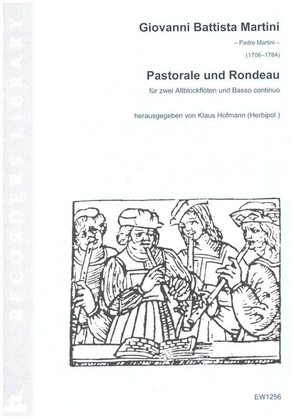 Pastorale und Rondeau  für 2 Altblockflöten und Basso continuo  Partitur und Stimmen 