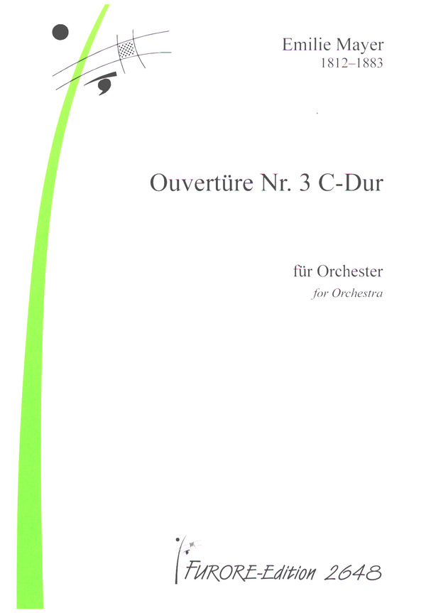 Ouvertüre C-Dur Nr.3  für Orchester  Partitur