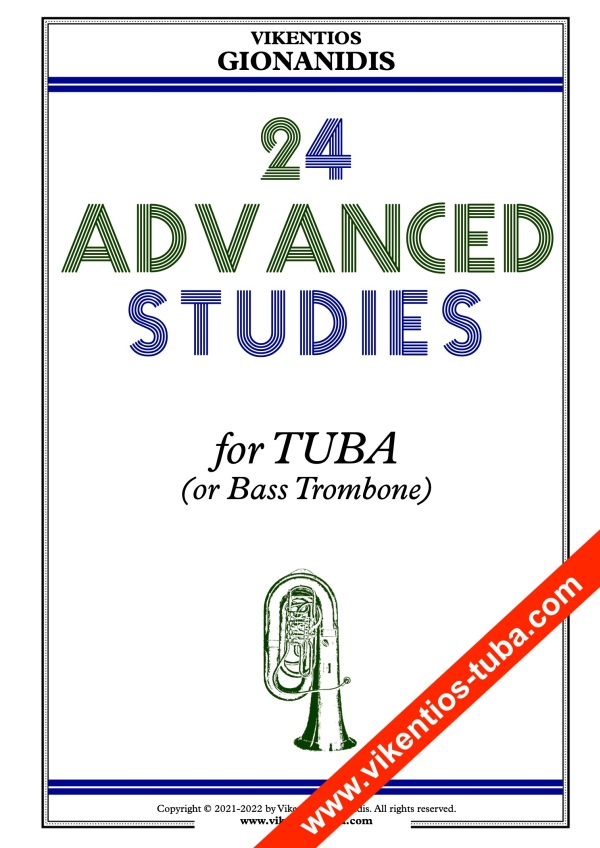 24 Advanced Studies  for tuba or bass trombone  