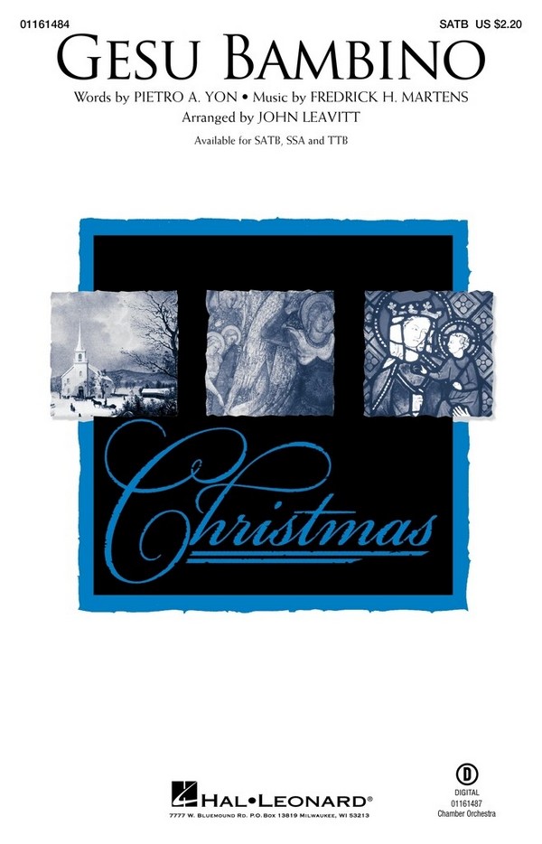 Gesu Bambino&nbsp;&nbsp;SATB&nbsp;&nbsp;Choral Score