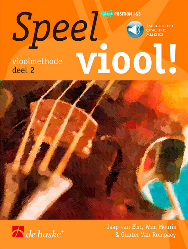 Speel Viool! deel 2 (NL)&nbsp;&nbsp;Violin&nbsp;&nbsp;Book & Audio-Online
