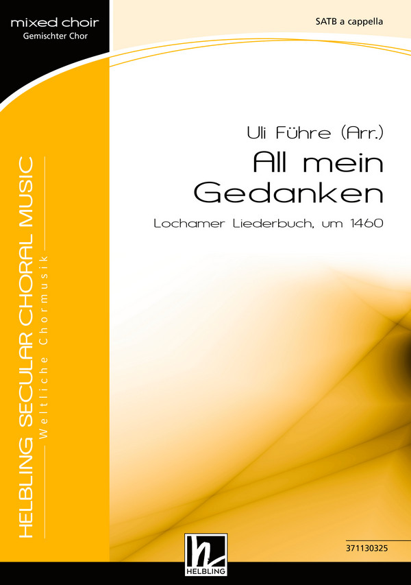 All mein Gedanken SATB    Chor|Einzel