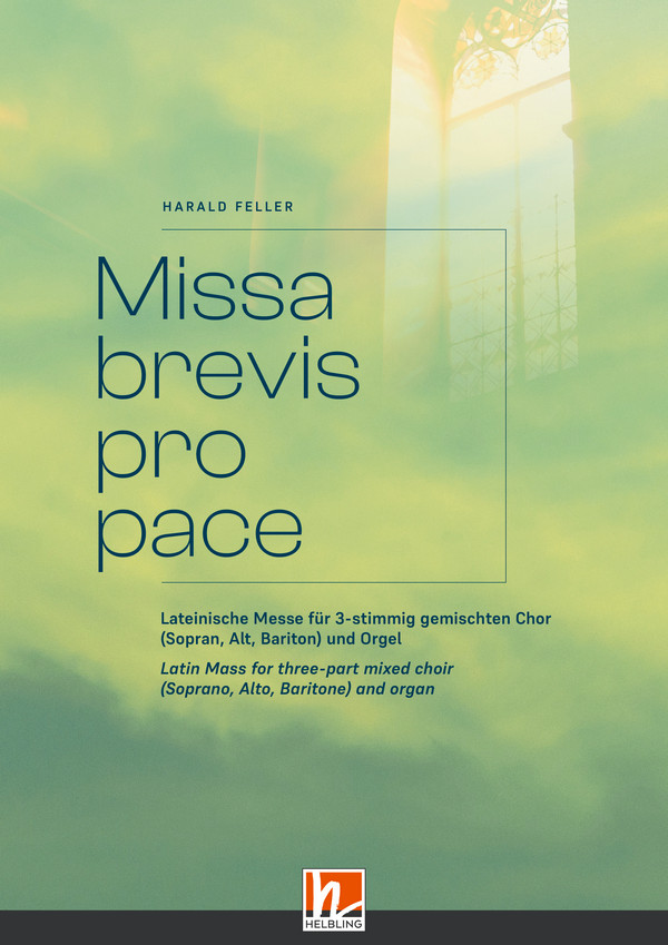 Missa brevis pro pace   für gem Chor (SABar) und Orgel  Chorpartitur