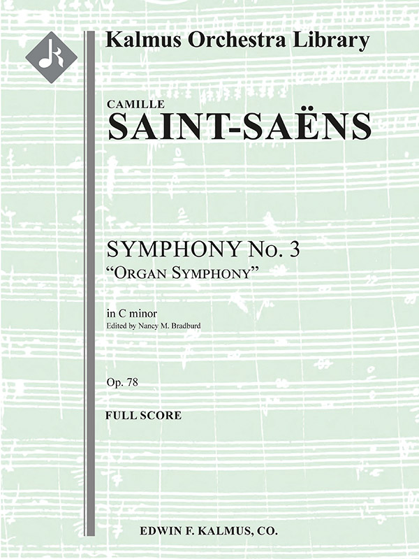 Organ Symphony No 3 op 78 (f/o score)&nbsp;&nbsp;Scores&nbsp;&nbsp;