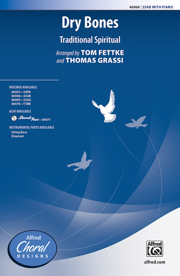 Dry Bones SSAB  Mixed voices  