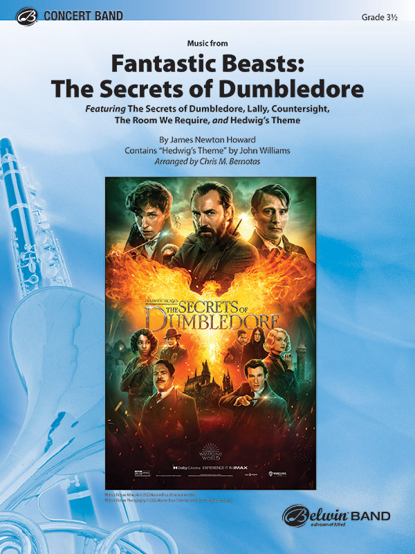 The Secrets of Dumbledore (c/b)&nbsp;&nbsp;Symphonic wind band&nbsp;&nbsp;